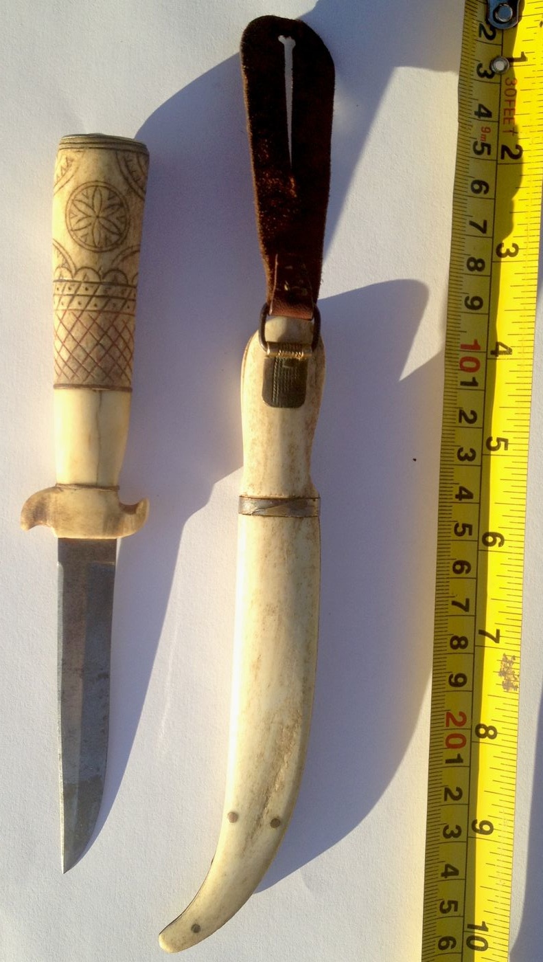 Scandinavian knife and sheath